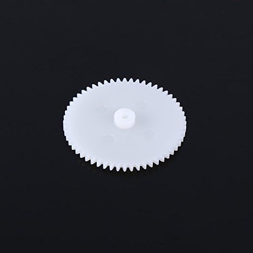 Ycauty 12pcs Plastic Gears Set DIY Motor Gear Kit for Robot Toys and, Durable White Plastic, Perfect for Science Projects — view 3
