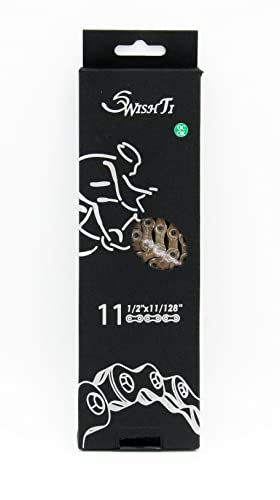 Swishti Pyc X11Sl 11 Speed Road Mtb Bicycle Bike Chains Hollow-Pin Ultralight Dlc 116-Links For Shimano/Sram/Kmc Use (Silver) #TOP5