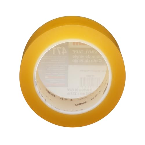 Image of 3M Vinyl Tape 471, 2 in x 36 yd, Transparent, 1 Roll, Paint Alternative for Floor Marking, Social Distancing, Color Coding, Safety Marking