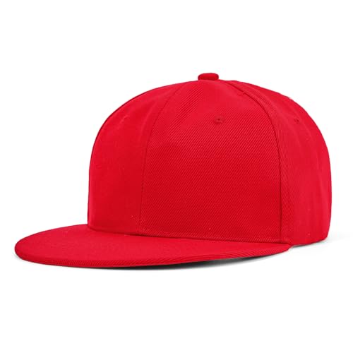 Image of Century Star Snapback Hats for Men Flat Bill Brim Baseball Cap Women Adjustable Hip Hop Style Blank Trucker Hat