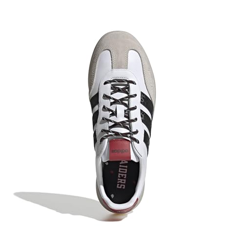 Image of adidas Men's NCAA Team Barreda Decode, White /Black /Team Power Red /Texas Tech University, 14