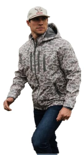 BURLEBO Throwback Camo Challenger Jacket