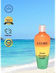L'Core Paris Exotic Hawaiian Souffle Body Scrub - Luxuriously Pampering Salt Scrub to Soften and Smooth Your Skin - 8oz/236ml