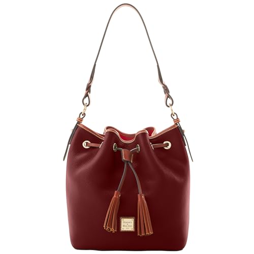 Image of Dooney & Bourke Bucket Bags for Women, Large Leather Tasha Shoulder Bag