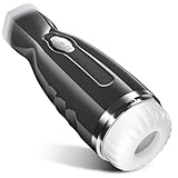 Elektrischer Masturbator für Männer mit 7 Modi – Teleskop & Vibration, Realistisches 3D Vagina Sexspielzeug, Automatischer Lust-Stimulator, Taschenmuschi für intensive Stimulation