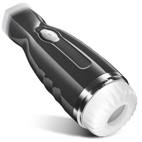 Elektrischer Masturbator für Männer mit 7 Modi – Teleskop & Vibration, Realistisches 3D Vagina Sexspielzeug, Automatischer Lust-Stimulator, Taschenmuschi für intensive Stimulation