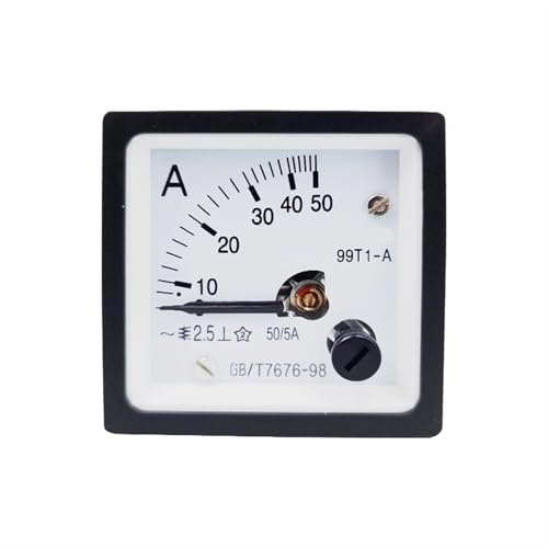 Ampèremètre AC 99T1-A cadran analogique 48x48mm pour transformateur - 2