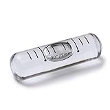 Ersatz Level Glas Flakon, Spirit Bubble Level, keine Feder, Akkurat, 34mm x 10mm - transparent klar