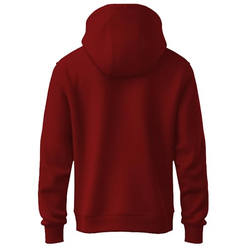 Image of Khakey Hoodie for Boys | Never Give Up Printed Typography Hoodies Stylish and Solid Hooded Sweatshirt for Winter with Kangaroo Pocket