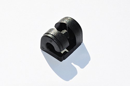 Ganci Fissaggio Rete- 1 Scatola da 10- PLASTICA Resistente- Colore Nero