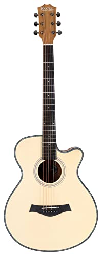 Rocktile WSC-100C NT Guitare acoustique folk, concert avec cutaway - Les Beatles, Paul McCartney, John Lennon, RIngo Starr, George Harrison Rocktile WSC-100C NT Guitare acoustique folk, concert avec cutaway – Image 4