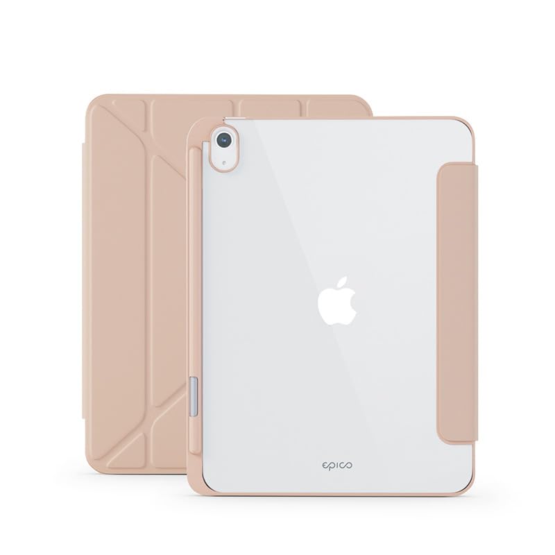 Epico Hero - Custodia a libro per tablet da 25,9 cm (10.2"), colore: Rosa, Traslucido