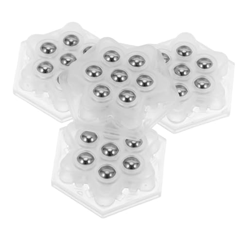 Roulettes pivotantes adhésives : lot de 32 mini roulettes autocollantes et silencieuses