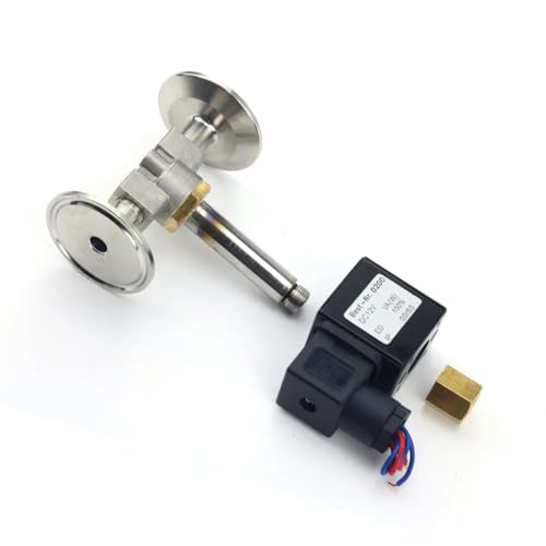 Válvula solenoide de 1/4 normalmente abierta AC110V con triple abrazadera K25.4mm 8