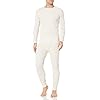 Amazon Essentials Thermal Long Johns Underwear Set for Men, Large, Natural