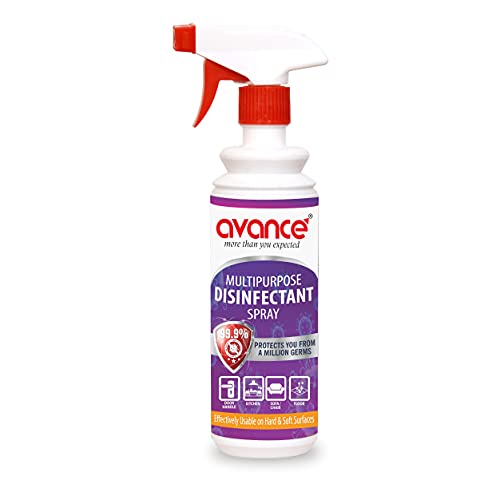 Image of Avance Multipurpose Disinfectant Spray | Kills 99.9% germs on all surfaces - glass /metal /wood /floor /tiles /home /kitchen (400ml)