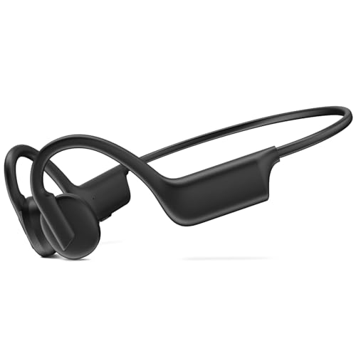 Guudsoud Auriculares Deportivos inalámbricos de conducción ósea con Bluetooth 5.4, certificación IP54 de impermeabilidad y Resistencia al Sudor, Ideales para Deportes, Running, Ciclismo y Ejercicio