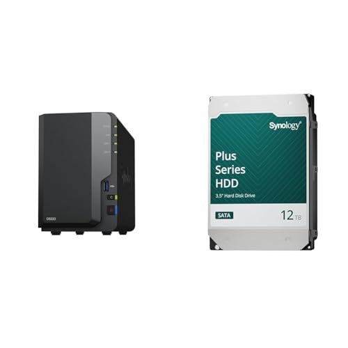 Synology NAS 2xC DiskStation DS223 & Synology HDD 12TB HAT3310-12Tx1