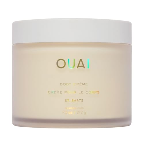 OUAI Body Cream, St. Barts - Hydrating Whipped Body Cream with Cupua&ccedil;u Butter, Coconut Oil and...