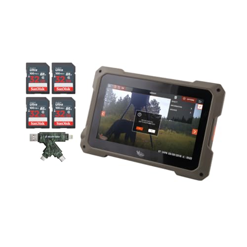 Image of Wildgame Innovation 7-Inch Memory Card (4-Pack) | 32GB Ultra SDHC UHS-I, Weather Resistant and SD Ports, Easy to Use, Store the Best, (6 items)