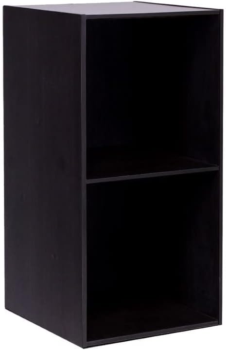 Furinno Hidup Tropika Eco Modular Open Cube Tall Storage Shelf, Espresso