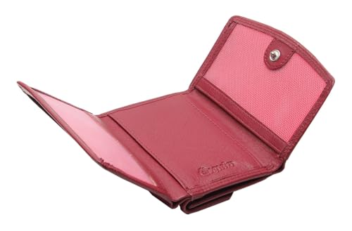 Esquire Duo Wallet Red portefeuille rouge compact double fentes