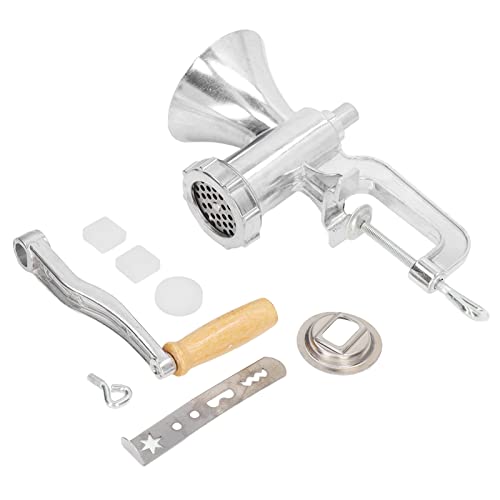 Durable Manual Meat Grinder for Household - Aluminum Alloy Kitchen Tool for Sausage Filling