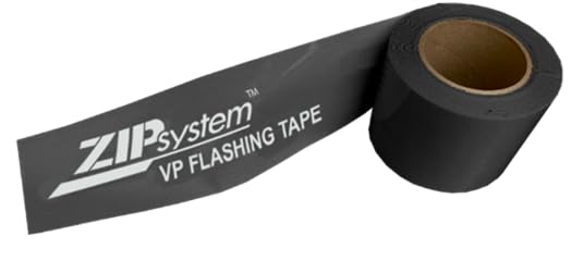 Image of ZIP System Huber Flashing Tape | 3.75 inches x 90 feet | Vapor Permeable | Self-Adhesive Flashing for Doors-Windows Rough Openings (3.75 inch x 90' VP)