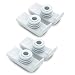 Deal: 2 Pairs Durable Ski Glides for Drive Walkers (White)