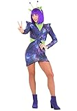 Fun Costumes Sexy Cosmic Alien Halloween Costume X-Large Purple
