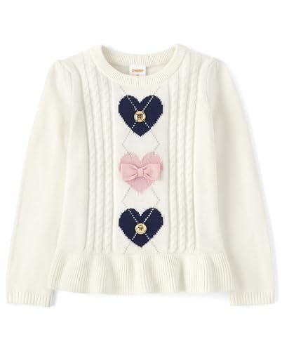 Image of Gymboree Girls' and Toddler Long Sleeve Peplum Pullover Sweater