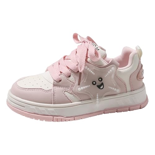 IWIHMIV Boys Slip On Sneakers Toddler Running Shoes Girls Tennis Shoes Lightweight Sneakers Lace Up Athletic Shoes Sports Shoes