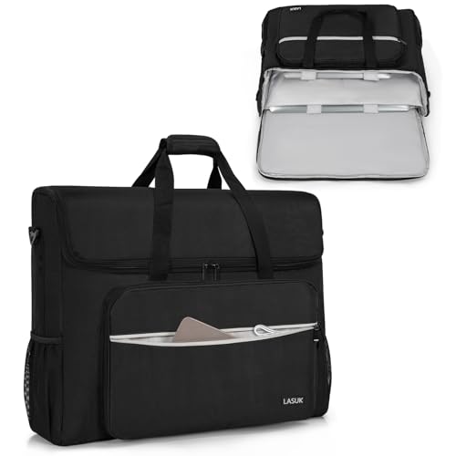 Image of 24 Inch Monitor Transport Carrying Case(up to 2), Going Out Tote Bag Transporting LCD Screens, Monitors and TVs, for Travel, Work