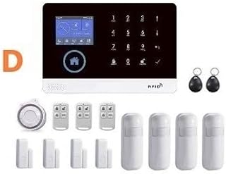 MPS Alarm System House Wireless DIY 4G Wifi RFID for Home Security, White