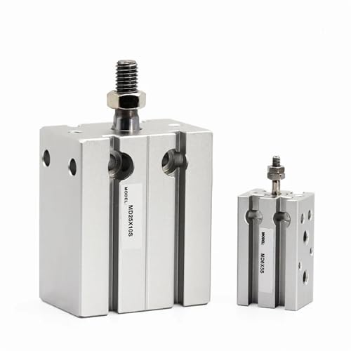 Vérin pneumatique en alliage d'aluminium MD20 à haute durabilité pour mouvements fluides