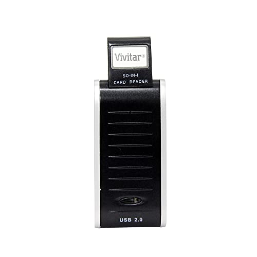 Vivitar 50-in-1 Card Reader - Black (VIV-RW-5000-BLK)