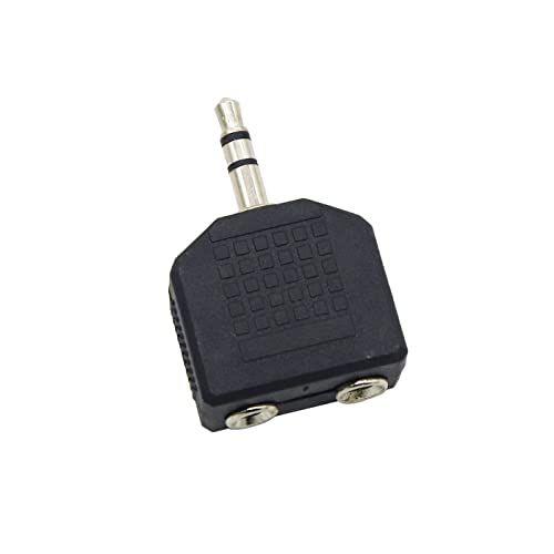 Image of Electronic Spices Single 3.5mm male to two 3.5mm female dual splitter interface audio connectors pack of 20pcs