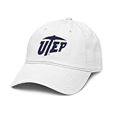 Texas El Paso Miners Iconic White Officially Licensed Adjustable Baseball Hat