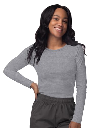 Image of Sivvan Scrubs for Women - Long Sleeve Comfort Underscrub Tee 3-Pack