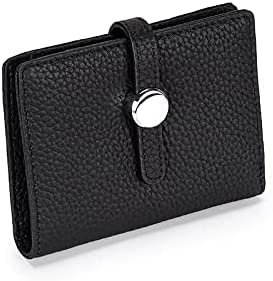 Wallets, Minimalist Wallet Leather Women's Wallet Large Capacity Design Buckle Square Purse Clutch Fashion Elegant Coin Pocket for Card Holder3