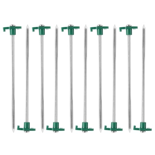 Clous de tente en acier inoxydable lot de 10 piquets haute durabilité pour fixer vos bâches - 2