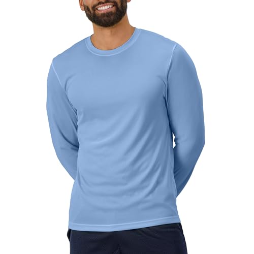 Image of Hanes Sport Men's Long-Sleeve T-Shirt Pack, Cool DRI Moisture-Wicking Performance T-Shirts, Performance Tee, 2-Pack