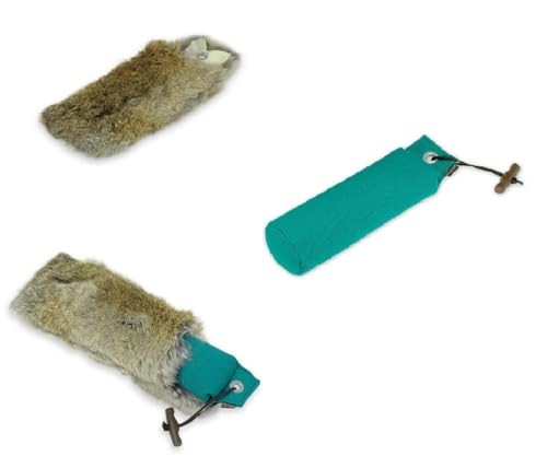Mystique Kaninchenfell Cover Dummy Überzug + Dummy 'Standard' 500g grün Set