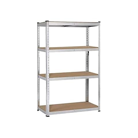 COZYBRITE Garage Shelving Units 4 Tier Heavy Duty Shed Storage Racking Shelf Metal Boltless 175kg Per Shelf 700kg Capacity for Warehouse Workshop Office Cover