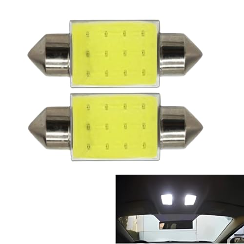 12 LED Car Interior Super Bright Roof Light 36Mm Reading Dome Bul...