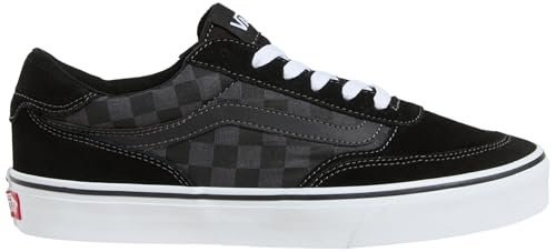Vans Brooklyn LS, Zapatillas Hombre, Tablero de Ajedrez Negro Asfalto, 42.5 EU