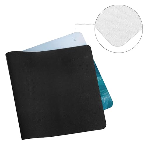 Image of Blue Beach Ocean Extended Gaming Mouse Pad, with Stitched Edges Large Mouse Pad Desk Protector, Rubber Base Mousepad Keyboard Mouses Mat for Work Game Office Home- 32 inch X 16 inch Inch