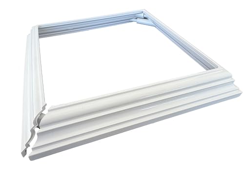 6" x 6" White Two Piece Vinyl Post Trim Skirt for Vinyl Post/Sleeve | DO NOT FIT Post Wraps - USE for Smooth Vinyl Post Sleeves | True 6" X 6"