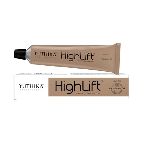 Image of Yuthika Professional High lift Creme Hair Colour 13 Light Brown 50g | 100% Grey Coverage | Permanent Hair Color For Women & Men |Vibrant, Long Lasting Tone | Infused With Macadamia Oil & Vitamin E