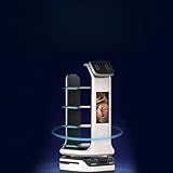 Delivery Robot, Intelligent Food Service Robot with Auto Navigation for Hotel Dining, Restaurant and Cafe Meal Delivery